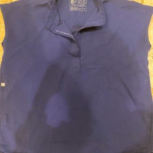 Figs women’s scrub top xs navy.